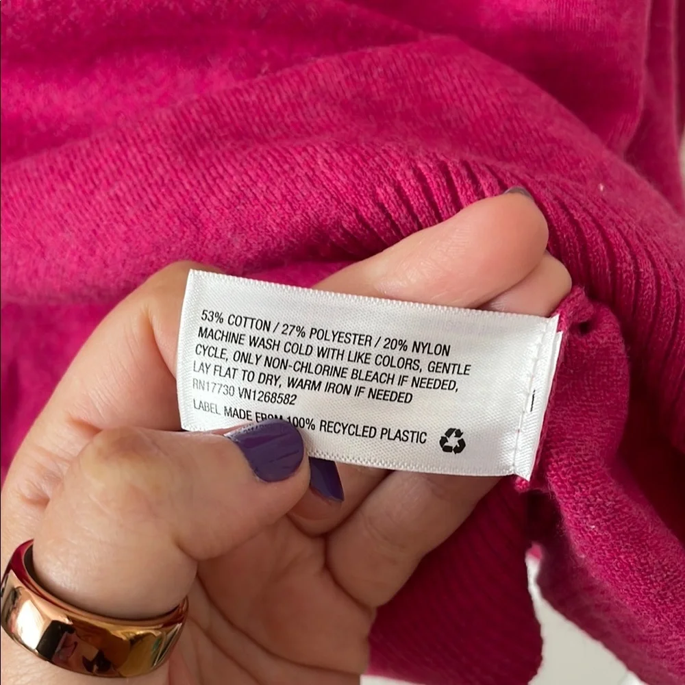 A new day Magenta Women's Sweater